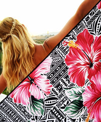 Serviette de plage anti-sable en microfibres recyclées