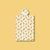 Poncho adulte citron – motif fruité & séchage rapide
