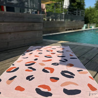 Serviette de plage beige