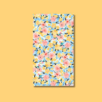 Serviette de plage fleur Maxine – Microfibre gaufrée antisable