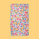 Serviette de plage fleur Maxine – Microfibre gaufrée antisable