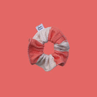 chouchou rayé corail et blanc Charlie