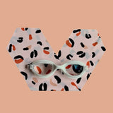 lunettes de piscine motif léopard