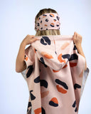 poncho microfibre lunettes de piscine motif léopard