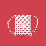 sac à dos coeur rouge
