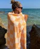 Serviette de plage anti sable en microfibres recyclées