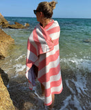 Serviette de plage anti-sable en microfibres recyclées